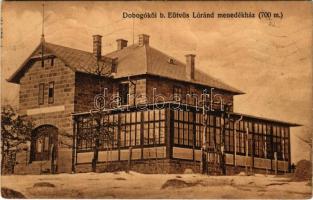 1914 Dobogókő, Báró Eötvös Loránd menedékház. Dietrich József felvétele (EB)
