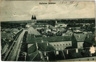 1916 Kalocsa, látkép. Jurcsó Antal kiadása (vágott / cut)