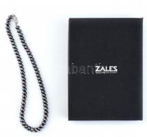 Amerikai ZALES tenyésztett gyöngy nyaklánc, jelzett h:47cm