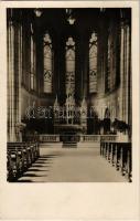 1936 Budapest XIV. Szent Domonkos-rend templomának szentélye, belső