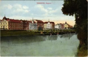 1914 Temesvár, Timisoara; Bégasor. MÁV levelezőlapárusítás 8-1914. / riverside