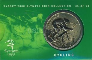 Ausztrália 2000. 5$ "Kerékpár" díszkiadásban, tanúsítvánnyal T:BU