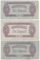 1944. 5P "A Vöröshadsereg Parancsnoksága" (3x) T:III
Adamo P43