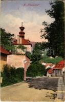 1919 Selmecbánya, Banska Stiavnica; Klopacska, Kopogó lármafa. Joerges, Tihanyi Lajos amatőrfelvétele / Die Klopf (EB)