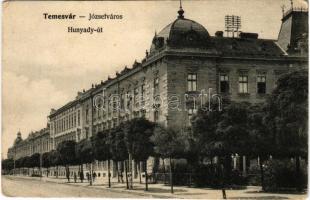 1907 Temesvár, Timisoara; Hunyady út. Polatsek kiadása / street (EK)