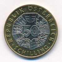 Ausztria 2001. 50Sch Bi "Az utolsó Schilling" T:1
Austria 2001. 50 Schilling Bi "The...