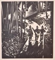 7 db fametszet, jelzéssel és jelzés nélkül, vegyes méretben és állapotban