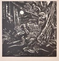 7 db fametszet, jelzéssel és jelzés nélkül, vegyes méretben és állapotban