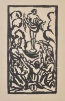 7 db fametszet, jelzéssel és jelzés nélkül, vegyes méretben és állapotban