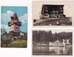 45 db RÉGI osztrák város képeslap / 45 pre-1945 Austrian town-view postcards