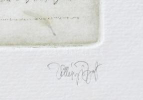 Vetlényi Zsolt (1967-): "Jön a nyár" c. album, 5 db grafikával külön lapokon. Rézkarc, mer...