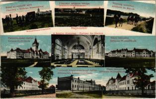 1926 Hajmáskér, Kaszinó díszterme, Tüzérségi laktanya, mezei gyorstüzelő, tiszti lakások, Lövészeti térparancsnoksági épület (EK)