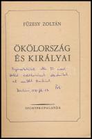Füzesy Zoltán: Ökölország és királyai. A szerző által DEDIKÁLT példány. Bp.,[1984.],Sportpropaganda ...