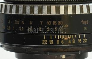 Carl Zeiss Tessar 2,8:50 objektív, előtéttel