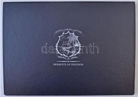 Éremtartó tálca "Republic of Liberia - Moments of Freedom" emlékérmék tárolására 24db férő...