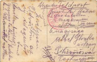 Fazana, Fasana; + "K.u.K. Matrosenkorps I. Seebataillon II." (EK)