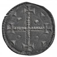 1141-1162. Denar Ag II. Géza (0,19g) T:1- patina Hungary 1141-1162. Denar Ag Geza II (0,19g) C:AU patina Huszár: 150., Unger I.: 74.