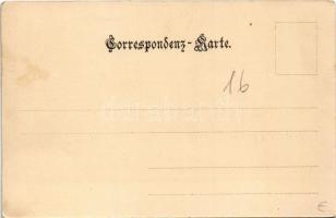 Marianske Lazne, Marienbad; Café Panorama, Saal / café, interior. Art Nouveau, floral (EK)