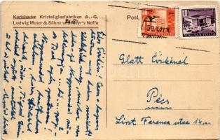 Karlovy Vary, Karlsbad; Karslbader Kristallglasfabriken A.-G. Ludwig Moser & Söhne und Meyr'...