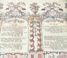 Eszter könyve. Budapest. Helikon. Fascimile másolata a Kaufmann gyűjteményben lévő Eszter tekercsnek...