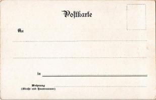 Maribor, Marburg; Deutsches Studentenheim Carl Franz. Ed. Strache Art Nouveau, floral, litho (EK)