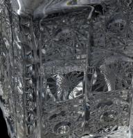 Kristály whiskys üveg. Hibátlan. m: 26 cm