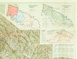 1944 Kárpátalja, 1:200 000, Magyar Királyi Honvéd Térképészeti Intézet, 104×90 cm