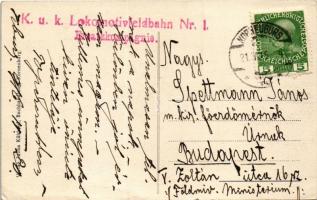 1916 K.u.K. Eisenbahn-Regiment. Lokomotiv-Feldbahnhof Korneuburg / WWI Austro-Hungarian K.u.K. milit...