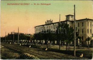 1914 Sepsiszentgyörgy, Sfantu Gheorghe; M. kir. dohánygyár / tobacco factory (EK)