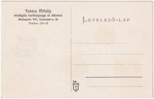 Budapest XIV. Zugló, Takács Mihály vendéglős kerthelyisége és éttermei. Gyarmat utca 56. (Rb)