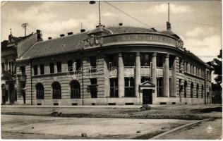 Békéscsaba, M. kir. postahivatal, Schreyer József üzlete. Haider Vilmos fényképész kiadása (kopott sarok / worn corner)