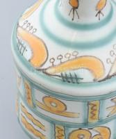 Iparművészeti Vállalatos Gorka váza, mázas kerámia, jelzett, mázrepedésekkel, m: 25 cm