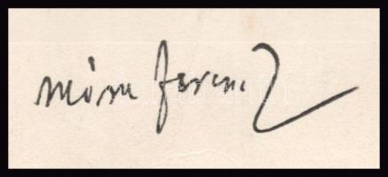 1934 Móra Ferenc emlékbizottság elismerő, díszes oklevele Dr. Toldy Elemér részére, aki a Móra Feren...