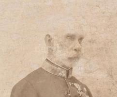 Habsburg-Lotaringiai Rainer Ferdinánd, az ifjabb Rainer (1827-1913) főherceg, altábornagy, az aranyg...