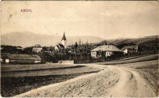 1915 Abos, Obisovce; út. Divald Károly fia / street (EK)