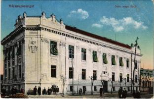 1917 Máramarossziget, Sighetu Marmatiei; osztrák-magyar bank. Vasúti levelezőlapárusítás 20. 1916. / Austro-Hungarian Bank