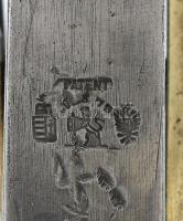 Régi. réz ajtózár, kilinccsel, zárcímmel, kulccsal, ellendarabbal, szép, megtisztított, működő állap...