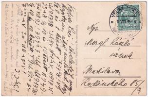 1935 Nagymagyar, Velky Mager, Zlaté Klasy; Fogyasztási Szövetkezet üzlete, Községháza. Brunner Adolf...