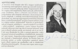 1994 Századvég Kiadó 1994 prospektusa, 20 p. Benne Mészöly Miklós (1921-2001) Kossuth-díjas író, és ...