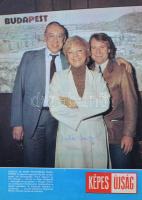 Kudlik Júlia, Kertész Zsuzsa, és Molnár Margit televíziós bemondók, műsorvezetők, riporterek aláírás...