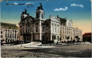 Kolozsvár, Cluj; Nemzeti színház / theatre (szakadás / tear)