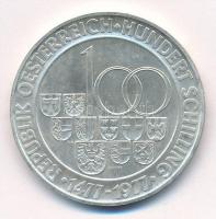 Ausztria 1977. 100Sch Ag "Halli verde - Tirol" T:1
Austria 1977. 100 Schilling Ag "H...