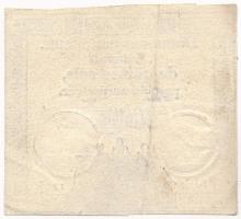 Franciaország 1793. 15s "Assignata" vízjellel és szárazpecséttel "1235" T:III sz...