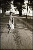 EFA kisfilm rendező papírtok, háború előtti, benne 1950-ben készült negatívokkal