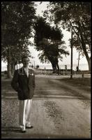 EFA kisfilm rendező papírtok, háború előtti, benne 1950-ben készült negatívokkal