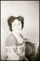 EFA kisfilm rendező papírtok, háború előtti, benne 1950-ben készült negatívokkal