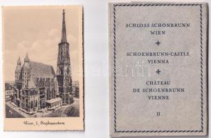 Wien, Vienna, Bécs; 8 pre-1945 postcards + 10 Schönbrunn postcards