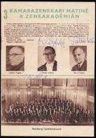 1970 Zenei Híradó "Tavasz 1970" száma, benne 31 db aláírással, közte Ferencsik János, Lehe...