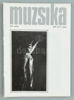 1971 Muzsika 1971. júl. XIV. évf. 7. száma, benne 25 db aláírással, közte Petrovics Emil, Szokolay Sándor, Kadosa Pál, Kósa György, Kurtág György, Bárdos Lajos, Mihály András.