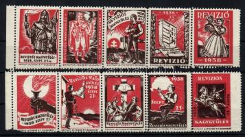 1938 Revíziós nagygyűlés 10 db-os sor